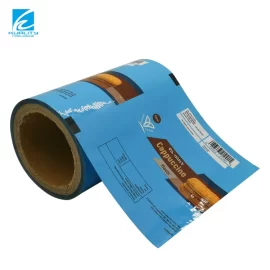 Custom Plastic Biscuit Packaging Bags Automatic Packaging Roll Film Food Packaging