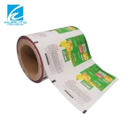 Custom Cookies Packaging Bag Automatic Aluminum Foil Packaging Material Laminated Film Rolls