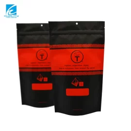 Custom Tea Bag Packaging Zipper Bag Easy Tear Stand Up Pouch