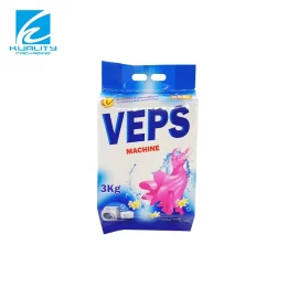 Customized Side Gusset Bag Laundry Detergent Laminated Hanging Hole Plastic Packaging Bags