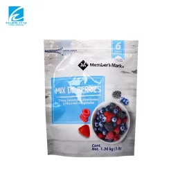 China Supply Dried Fruit Packaging Bags Laminating Pouches Recyclable Zipper Stand-up Pouches