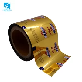 Custom Cold Seal Film Folie de aluminiu Nut ambalare Metallized Cold Seal Roll Film