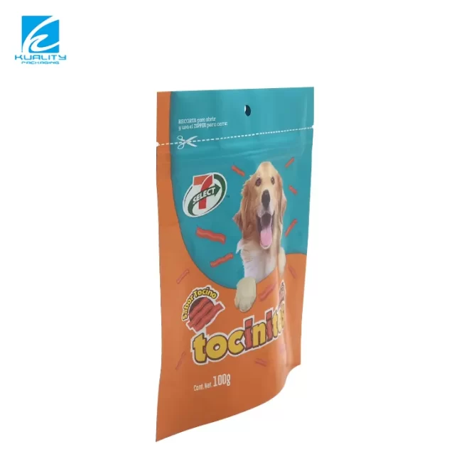 Custom Dog Treat Bags Eco-Friendly Pet Food Packaging