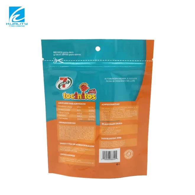 Custom Dog Treat Bags Eco-Friendly Pet Food Packaging