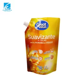 Prezzo di fabbrica sacchetto liquido 1L beccuccio lavanderia detersivo imballaggio stampa Stand-Up Bag