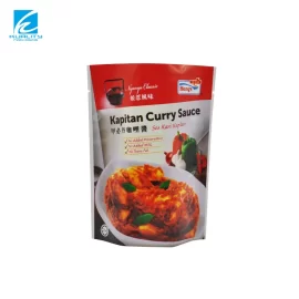 OEM / ODM sos ambalare sac Curry sos grad alimentar ambalare Stand-up Pouches