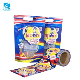 Bulk Peanut Nut Bags Packaging Food Grade Resealable Laminated Standing Bag with Window