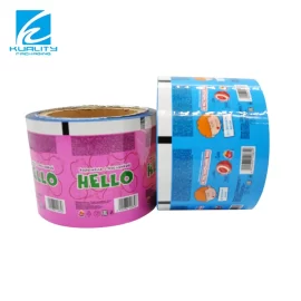 PET/AL/PE Laminating Roll Film Custom Food Packaging for Candy