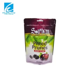 Emballage en gros de fruits séchés Cranberry Zipper Easy Tear Pouches Food Packaging Bags