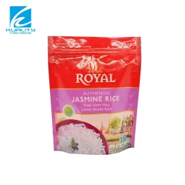 Custom Rice Packaging Bags Stand Up Pouch Mylar Packaging Bag