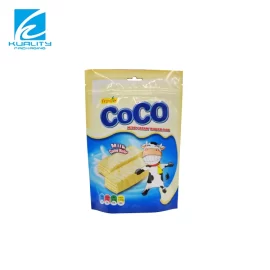 Supplier Snack Packaging Bags Plastic Custom Stand Up Bags With Logo