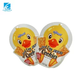 Customizable Cookie Packaging Bags Shaped Stand Up Pouches Wholesale