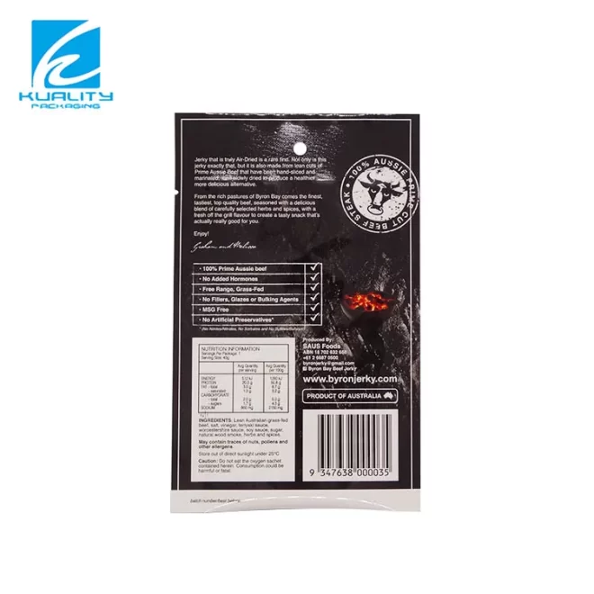 Wholesale Beef Jerky Packaging Bags Manufacturer