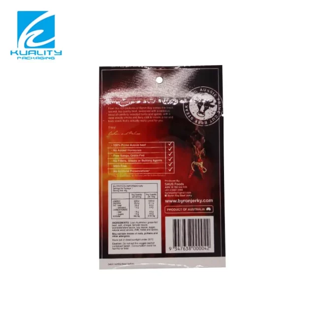 Wholesale Beef Jerky Packaging Bags Manufacturer