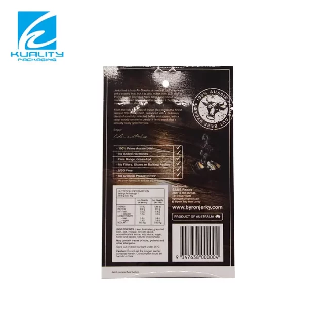 Wholesale Beef Jerky Packaging Bags Manufacturer