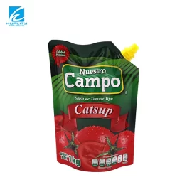 Cibo Packaging Supplies Sacchetti di imballaggio salsa Stand Up Spout Pouch grossista