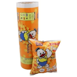 Custom Chips Packaging Roll Film,Popcorn Snack Bags Packaging Laminating Film