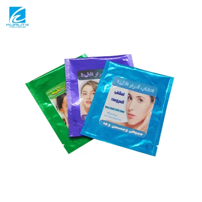 Custom Cosmetic Packaging - 3 Side Seal Pouch