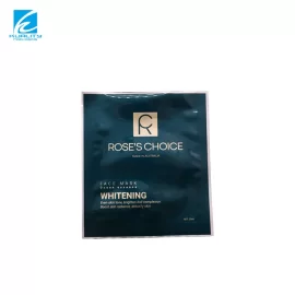 OEM Facial Mask Packaging 3 Sides Seal Pouch Cosmetic Bags Supplier