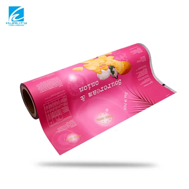 Custom Chips Packaging Film Roll