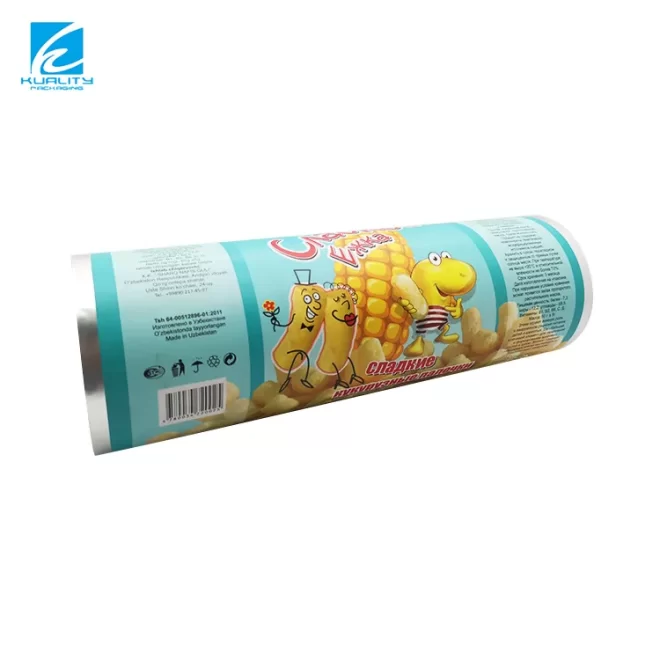 Custom Snack Chips Candy Packaging Sachet Roll