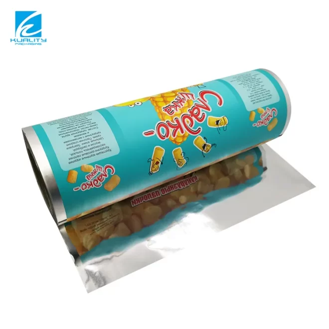 Custom Snack Chips Candy Packaging Sachet Roll