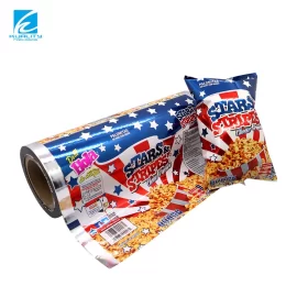 1oz 2oz Popcorn Packaging Film Wholesale,Puffed Rice Roll Stock Factory