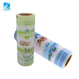 Custom Printed Plastic Packaging Film for Baby Shampoo Wet Wipes Packaging Film For Automatic Packing